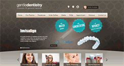 Desktop Screenshot of gentledentistry.com.au